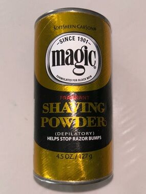 Magic Shaving Powder in Gold and Black